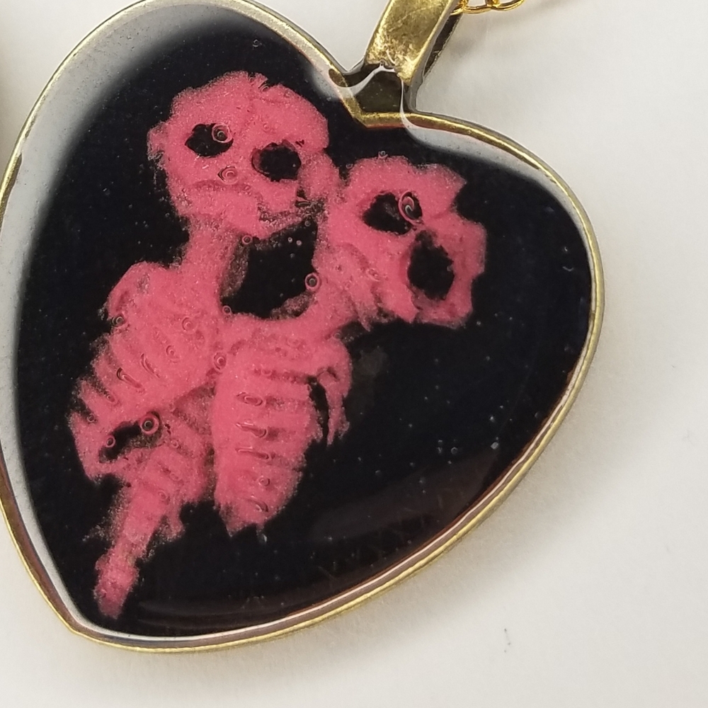 GLOW Conjoined Twins Necklace - Picture 7 of 13